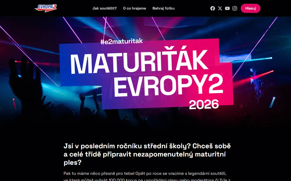 Náhled projektu Maturiťák & Hudební ceny Evropy 2