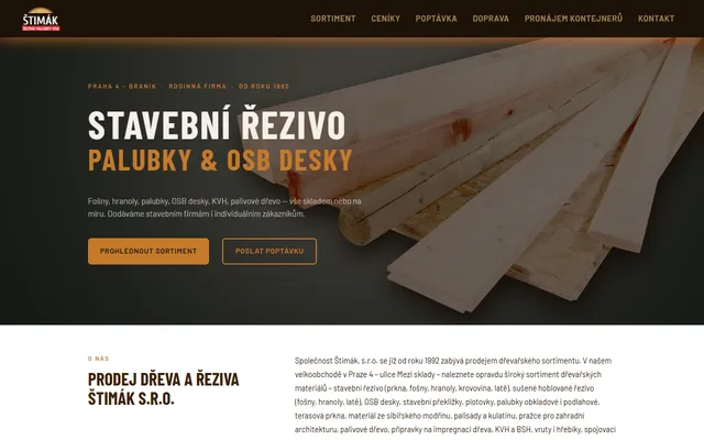 Náhled projektu rezivo.cz
