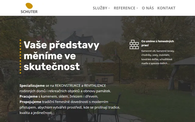 Náhled projektu schuter.cz